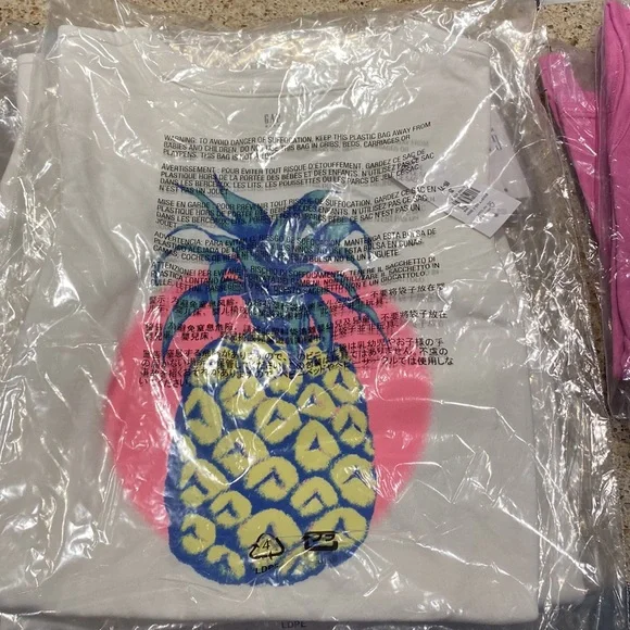 Kids Pineapple Graphic T-Shirt - Picture 3 of 3